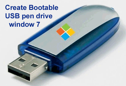 How to make and Create Bootable USB pen drive using command