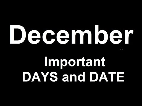 december-related-important-days