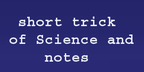 Science Biological short trick notes with questions
