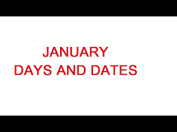 Important Day And Date of January Month जनवरी महीने के महत्वपूर्ण दिवस