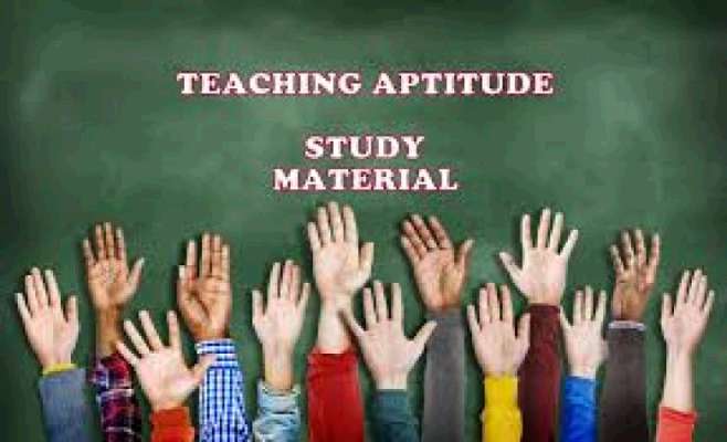 Teaching aptitude