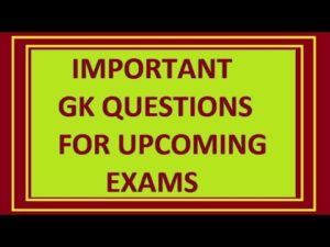Indian GK For REET,Rajasthan Police Exams 30-01-2018
